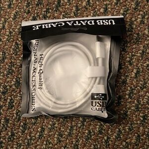 White USB-C Charging Cable